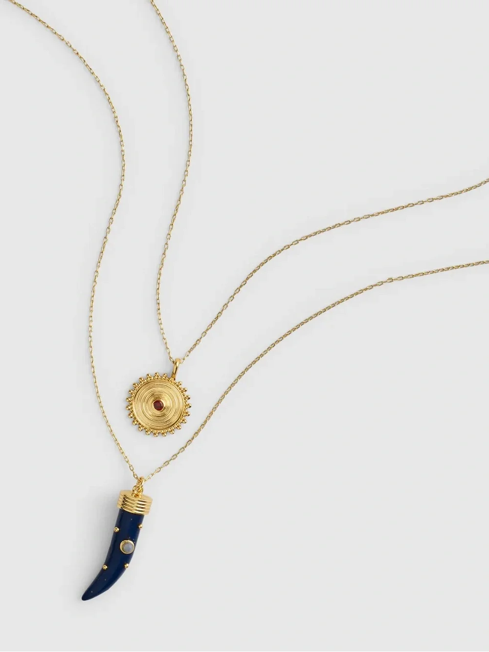 Madewell Semiprecious Horn Charm Necklace - Picture 3 of 6
